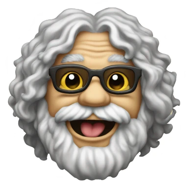 bufo jerry garcia sticker