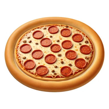 Sausage Pepperoni pizza sticker