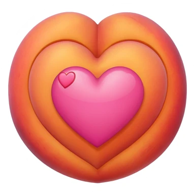 Peach sending love sticker