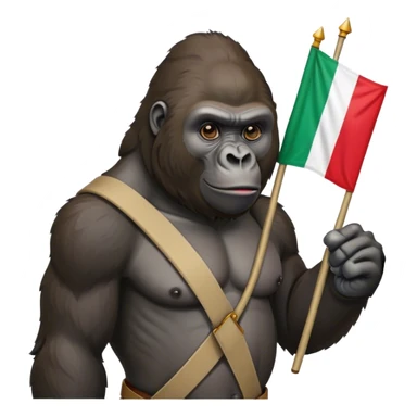 gorilla free palestine sticker