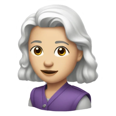 Машина фиолетовая с черепом sticker