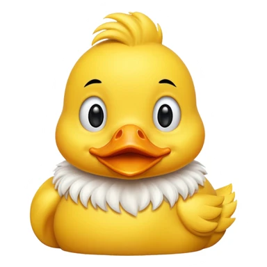 Silly duck sticker