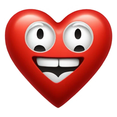 red heart with tick sign in the middle sticker