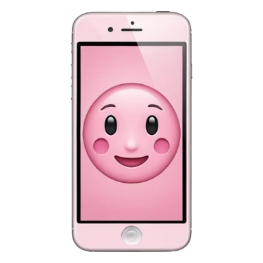 Aesthetic light pink iphone sticker