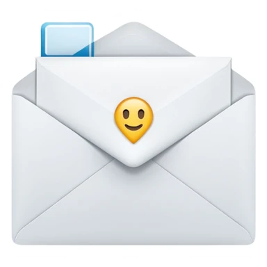 card with envelope sticker