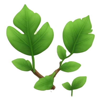 leaves on a branch sticker