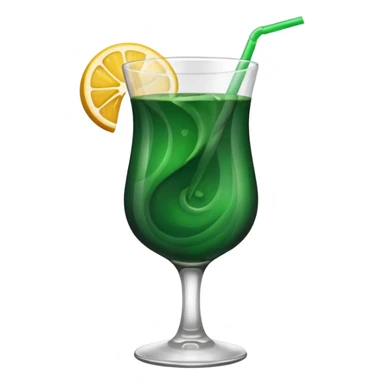 dark green drink sticker