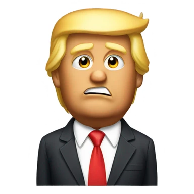 donald trump looking zesty sticker