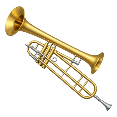 Trombone with an epic background of bombs and eagles  sticker