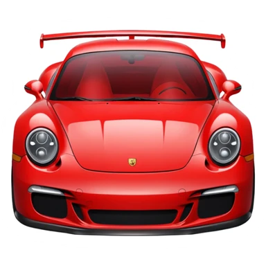 Porsche gt red sticker