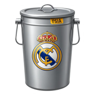 Real Madrid poubelle sticker