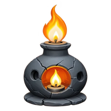 Seal oil lamp (qulliq), Inuits sticker