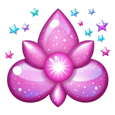 Pink sparkles sticker