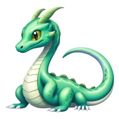 Seviper-Dragonair-Dratini-hybrid, full body, two legs, two hands sticker