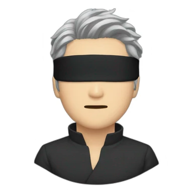Satoru gojo blindfold sticker