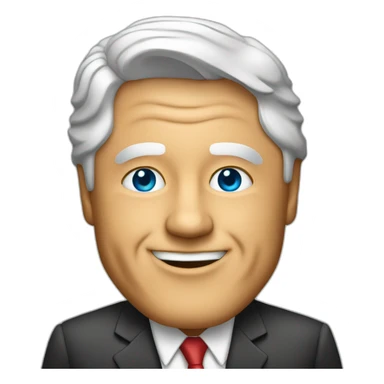 bill clinton with rainbow flag sticker