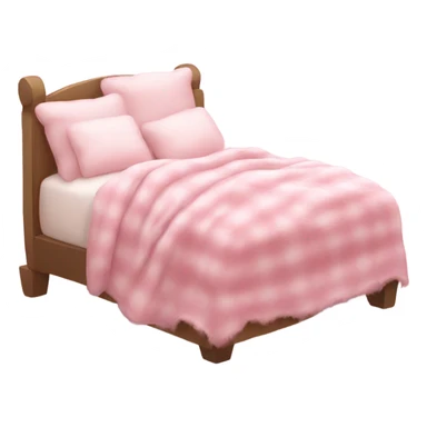 Pink cosy bed sticker