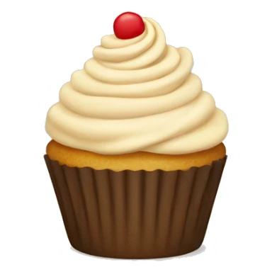 Beige cupcake  sticker
