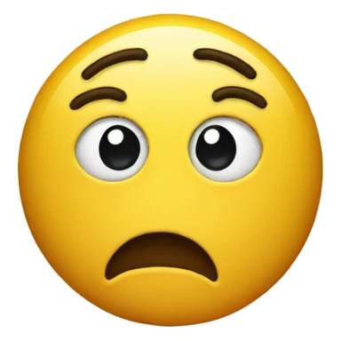 Emoji that looks confused with questionmarks around it sticker