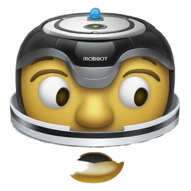 iRobot Roomba with clownface sticker