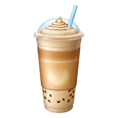 take away cup ice latte sticker