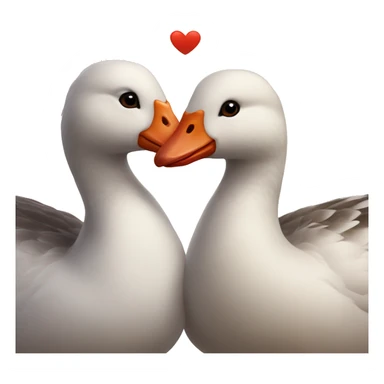 geese in love sticker