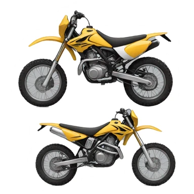 dirt bike on trunk car sticker