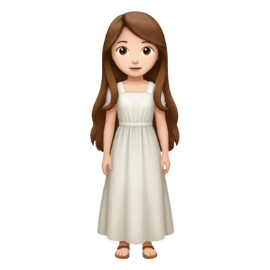 High resolution of ful body girl sticker