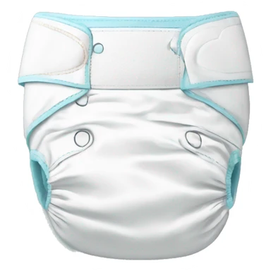 A disposable diaper sticker