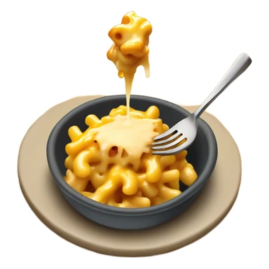 Baked Mac n cheese with cheese pull sticker