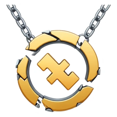 Chain Broken symbol sticker