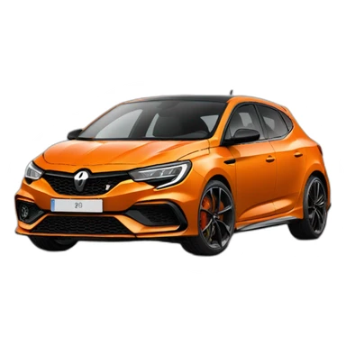 Megane rs 2018 orange sticker