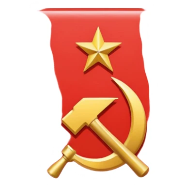 pure logo of communist party sticker