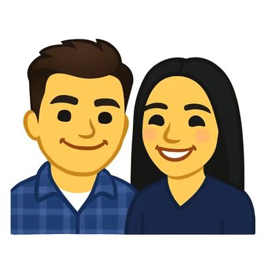 This is my boyfriend and I, make us into an emoji  sticker