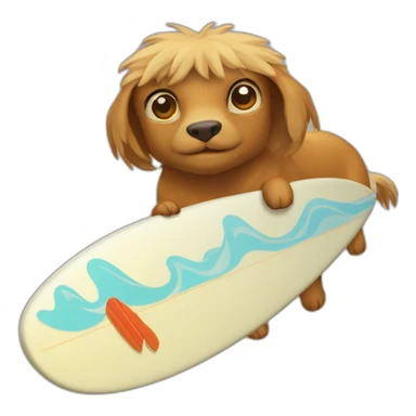 Cabibara fesan du surf sticker