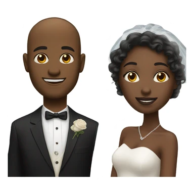 White man and black women married sticker