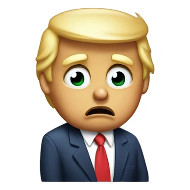 donald trump crying sticker
