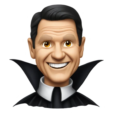 Vampire Kenneth Copeland smiling  sticker