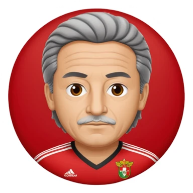 Luís Filipe Vieira, former president of the Portuguese football club Benfica sticker