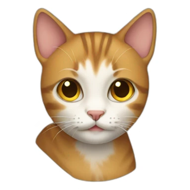 person obsessed cat sticker