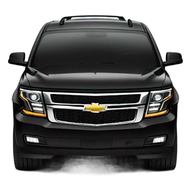 Chevy Tahoe black with black rims sticker