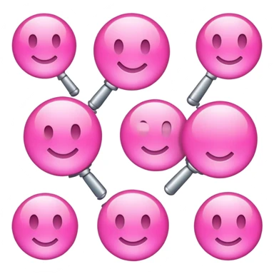 real time search pink sticker