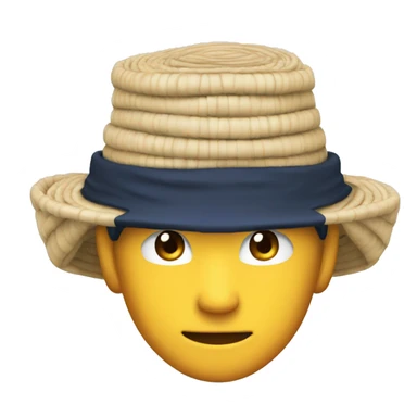 Naruto avec un chapeau de paille  sticker