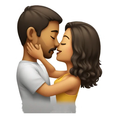 Kissing my girlfriend sticker