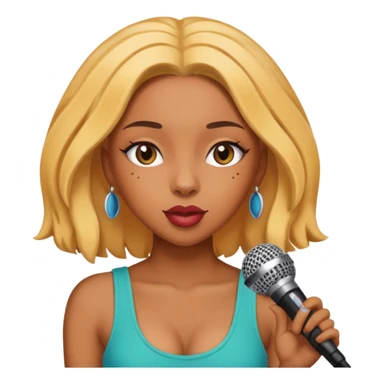 doja cat with mic sticker