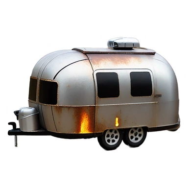 Tonka Darth Vader’s airstream rc caravan rusted  sticker