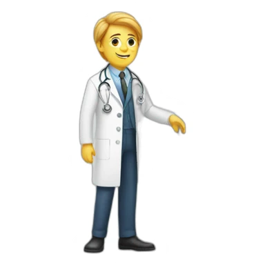 Neurologist and neuron sticker