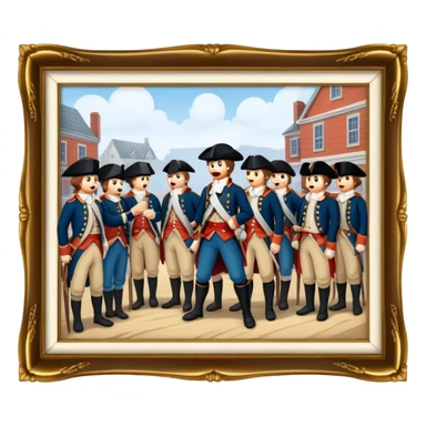 quartering act scene sticker