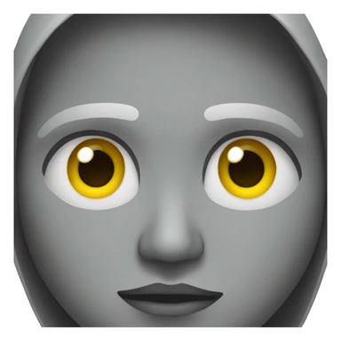 Emoji with a glimpse into the soul sticker