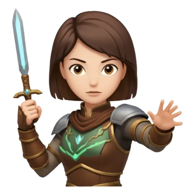 earth bender woman who has powers to shape earth sticker